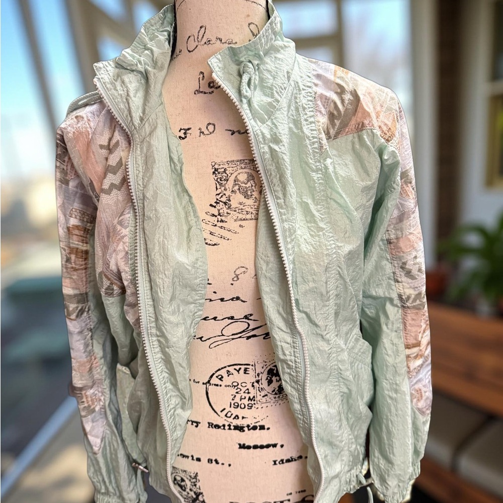 Women's Lightweight vintage green Jacket